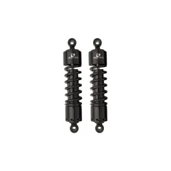 PartzBiz HD 412-4045B - 412 Series Shocks 11‚” Heavy Duty Steel Black Set Rear Harley Dyna 91-17