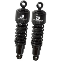 PartzBiz HD 412-4011B - Progressive 11.5‚” สีดำ 412 โช๊คคู่ 1980-2005 Harley Touring Sportster XL FL