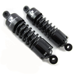 PartzBiz HD 412-4037B - Progressive 11‚” Black 412 Standard Duty Shocks Set 1991-2017 Harley Dyna FXD/B/L