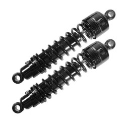 PartzBiz HD 412-4078B - 13.5‚” ระบบกันสะเทือนแบบโปรเกรสซีฟสีดำ 412 โช๊คหนัก Harley Davidson Touring FLHT PartzBiz HD 412-4078B - 13.5‚” ระบบกันสะเทือนแบบโปรเกรสซีฟสีดำ 412 โช๊คหนัก Harley Davidson Touring FLHT
