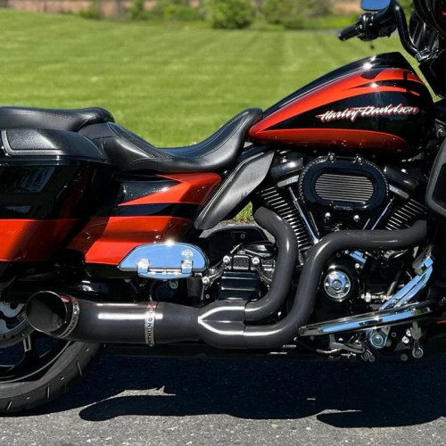 PartzBiz HD: 3486217-Python Rayzer ระบบเฮดเดอร์ท่อไอเสีย Black Harley Touring Bagger M8 17-2023