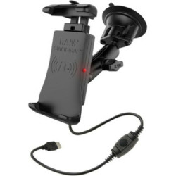 PartzBiz HD RAMB166UN14W - Ram Mount Quick-Grip กันน้ำไร้สายโทรศัพท์แท่นชาร์จถ้วยดูด Mount PartzBiz HD RAMB166UN14W - Ram Mount Quick-Grip กันน้ำไร้สายโทรศัพท์แท่นชาร์จถ้วยดูด Mount