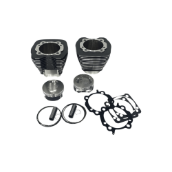 PartzBiz HD RP201-130W - Revolution Big Bore Monster Cylinder Kit 124” NSC Granite Harley Twin Cam 99-17