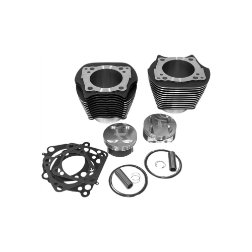 PartzBiz HD: 3490023-Revolution Bolt-On Big Bore Cylinder Kit 128” Cut Granite Harley M-Eight M8 17+