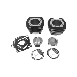 PartzBiz HD RP201-103W - Revolution Bolt-On Big Bore Cylinder Kit 98” Cut Black Harley Twin Cam 99-06 PartzBiz HD RP201-103W - Revolution Bolt-On Big Bore Cylinder Kit 98” Cut Black Harley Twin Cam 99-06