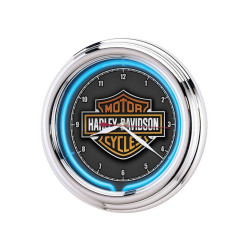 PartzBiz HD 66336 - Harley-Davidson Uhr Essential Bar & Shield Blaue Neonuhr HDL-16675 PartzBiz HD 66336 - Harley-Davidson Uhr Essential Bar & Shield Blaue Neonuhr HDL-16675