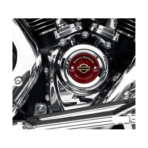 PartzBiz HD: 5000073-Timer Cover 25600176 120Th Anniversary Collection Red M8, Softail, Touring
