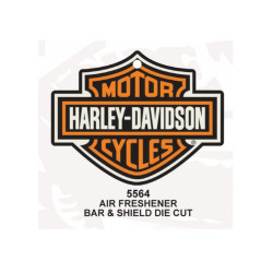 PartzBiz HD 89566 - Harley-Davidson 2-Pack น้ำหอมปรับอากาศ Bar & Shield PC5564 Fragrance Tree