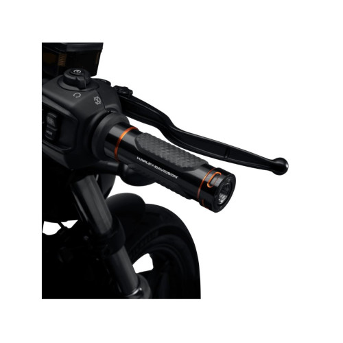 PartzBiz HD: 5000102-Adversary Handlebar Grips ,Black/Orange PartzBiz HD: 5000102-Adversary Handlebar Grips ,Black/Orange