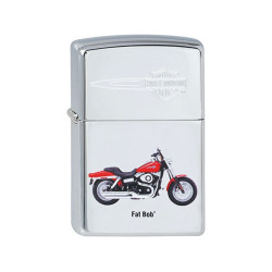 PartzBiz HD 36815 - ไฟแช็ก Harley-Davidson FAT BOB ไฟแช็กพายุ ZIPPO 2.002.351 PartzBiz HD 36815 - ไฟแช็ก Harley-Davidson FAT BOB ไฟแช็กพายุ ZIPPO 2.002.351