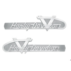 PartzBiz HD 66262 - H-Dตราสัญลักษณ์ตัวถัง HARLEY-DAVIDSON V กาว 61814-55T ชุด