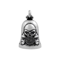 PartzBiz HD 66046 - Harley-Davidson RIDE BELL Vintage Skull ระฆังนำโชค HRB051