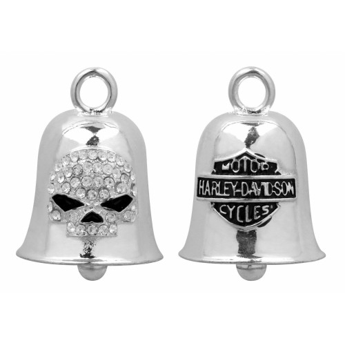 PartzBiz HD: 5000360-Harley-Davidson RIDE BELL White Crystal Willi G. Skull ระฆังนำโชค HRB027 PartzBiz HD: 5000360-Harley-Davidson RIDE BELL White Crystal Willi G. Skull ระฆังนำโชค HRB027