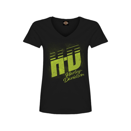 PartzBiz HD: 5901061-Harley-Davidson High Viz H-D เสื้อเชิ้ตผู้หญิงตัวแทนจำหน่าย R004597 PartzBiz HD: 5901061-Harley-Davidson High Viz H-D เสื้อเชิ้ตผู้หญิงตัวแทนจำหน่าย R004597