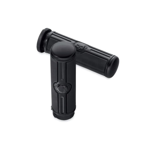 PartzBiz HD: 5000471-Hand Grips -Willie G. Skull- Black 56100364 V-Rod Touring