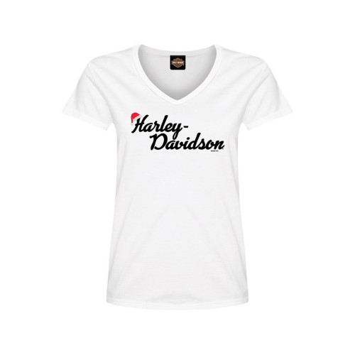 PartzBiz HD: 5901233-Harley-Davidson เสื้อตัวแทนจำหน่ายผู้หญิง Santa Hat R004715 PartzBiz HD: 5901233-Harley-Davidson เสื้อตัวแทนจำหน่ายผู้หญิง Santa Hat R004715