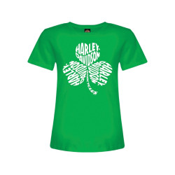 PartzBiz HD 100617 - Harley-Davidson H-D Shamrock เสื้อเชิ้ตผู้หญิงตัวแทนจำหน่าย R004762