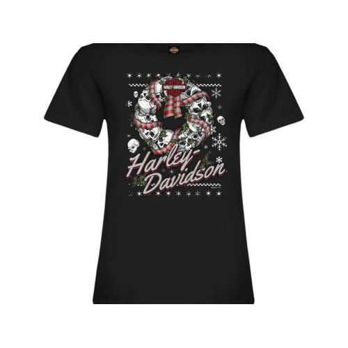PartzBiz HD: 5901312-ฮาร์ลีย์-เดวิดสัน Wreath Lds เสื้อเชิ้ตผู้หญิงตัวแทนจำหน่าย 3001792 PartzBiz HD: 5901312-ฮาร์ลีย์-เดวิดสัน Wreath Lds เสื้อเชิ้ตผู้หญิงตัวแทนจำหน่าย 3001792