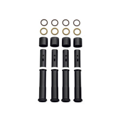 PartzBiz HD 81649 - Pushrod Cover Kit 17900081 Black Gloss Finish