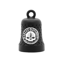 PartzBiz HD 80923 - Harley-Davidson RIDE BELL Willie G. Black Diamond ระฆังนำโชค HRB079