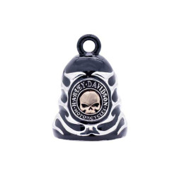PartzBiz HD 82405 - Harley-Davidson RIDE BELL Skull & Flames ระฆังนำโชค HRB083
