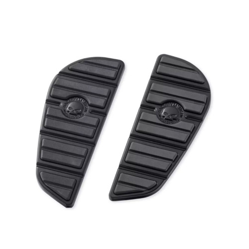 PartzBiz HD: 5000882-Willie G Skull Pillion Footboard Inserts Black