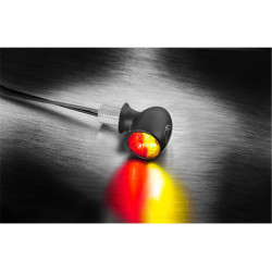 PartzBiz HD 82237 - Atto 3In1 Indicator / Taillight For Harley 1-Piece Black Matt PartzBiz HD 82237 - Atto 3In1 Indicator / Taillight For Harley 1-Piece Black Matt