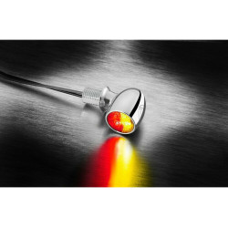 PartzBiz HD 82238 - Atto 3In1 Indicator /Brakelight For Harley 1X In Chrom / Clear PartzBiz HD 82238 - Atto 3In1 Indicator /Brakelight For Harley 1X In Chrom / Clear