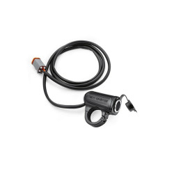 PartzBiz HD 66162 - Handlebar Mount Aux. Power Port, Black *69200854* PartzBiz HD 66162 - Handlebar Mount Aux. Power Port, Black *69200854*