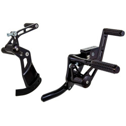 PartzBiz HD 84776 - ก่อนหน้า Designer Footrest System, Grooves, Black, +2, ตั้งแต่ปี 2018
