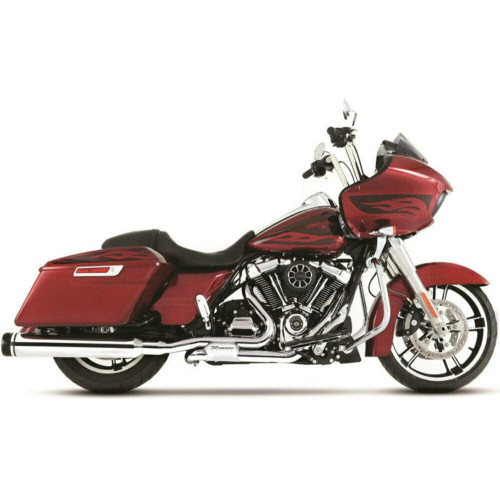 PartzBiz HD: 3456294-Rinehart Chrome 4.5 Motopro45 Full True Dual Exhaust Mufflers 17+ Harley Touring PartzBiz HD: 3456294-Rinehart Chrome 4.5 Motopro45 Full True Dual Exhaust Mufflers 17+ Harley Touring