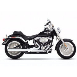 PartzBiz HD 200-0200C - Rinehart 2 เป็น 1 Chrome Pipe & เคล็ดลับฝาท้ายท่อไอเสีย Harley Softail 1986-2017 PartzBiz HD 200-0200C - Rinehart 2 เป็น 1 Chrome Pipe & เคล็ดลับฝาท้ายท่อไอเสีย Harley Softail 1986-2017