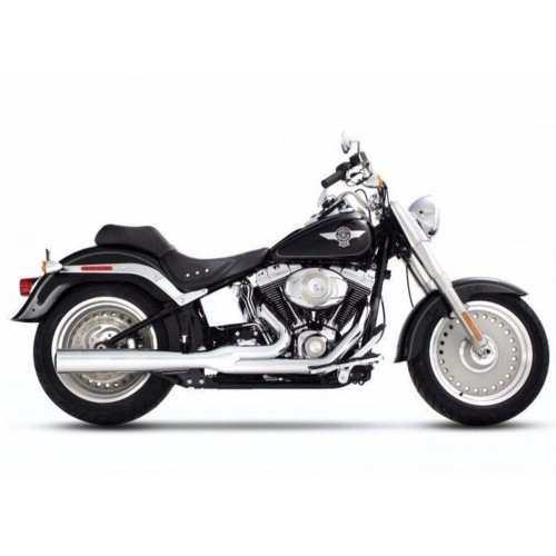 PartzBiz HD: 3456192-Rinehart 2 เป็น 1 Chrome Pipe & เคล็ดลับฝาท้ายท่อไอเสีย Harley Softail 1986-2017 PartzBiz HD: 3456192-Rinehart 2 เป็น 1 Chrome Pipe & เคล็ดลับฝาท้ายท่อไอเสีย Harley Softail 1986-2017