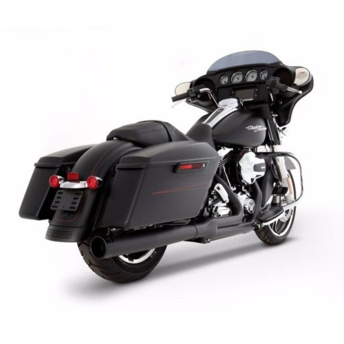 PartzBiz HD: 3456243-Rinehart Black 2-in-1 Pipe Black Tip Header 2009-2016 ท่อไอเสีย Harley Touring PartzBiz HD: 3456243-Rinehart Black 2-in-1 Pipe Black Tip Header 2009-2016 ท่อไอเสีย Harley Touring