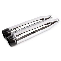 PartzBiz HD 500-1210 - Rinehart 3.5‚” Chrome Slip On Mufflers Pipes 18+ Harley Softail Deluxe Heritage PartzBiz HD 500-1210 - Rinehart 3.5‚” Chrome Slip On Mufflers Pipes 18+ Harley Softail Deluxe Heritage