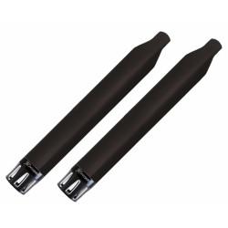 PartzBiz HD 500-0501-Merge - Rinehart 4‚” ท่อไอเสียแบบสลิปออนสีดำ Indian Touring Dark Horse