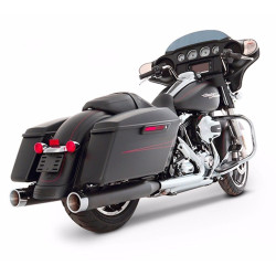 PartzBiz HD 500-0103C - Rinehart 4‚” ท่อสลิปออนสีดำท่อไอเสียโครเมียม 95-16 Harley Touring PartzBiz HD 500-0103C - Rinehart 4‚” ท่อสลิปออนสีดำท่อไอเสียโครเมียม 95-16 Harley Touring