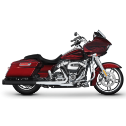 PartzBiz HD 500-0107 - Rinehart Black 4‚” ท่อไอเสียสลิปออน 17-2023 Harley Touring Bagger