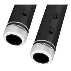 PartzBiz HD 500-0111C - Rinehart Black Chrome MotoPro45 4.5‚” ท่อสลิปออน 17+ Harley Touring