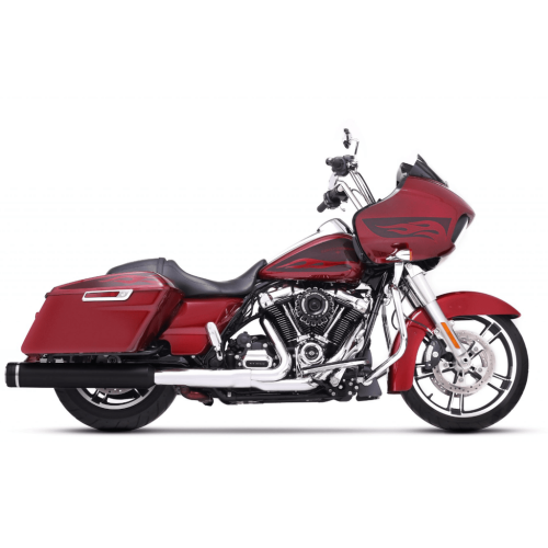 PartzBiz HD: 3456247-Rinehart Black MotoPro45 4.5‚” ท่อสลิปออนท่อไอเสีย 17+ Harley Touring