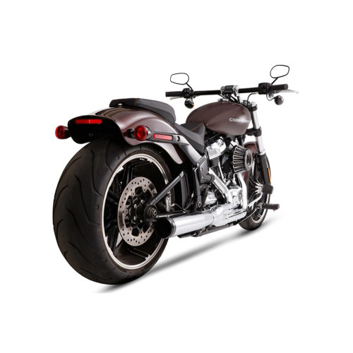 PartzBiz HD: 3461224-ท่อฟูลซิสเต็ม Rinehart Chrome 2-1 Header Black Harley Softail 18+ M8 PartzBiz HD: 3461224-ท่อฟูลซิสเต็ม Rinehart Chrome 2-1 Header Black Harley Softail 18+ M8