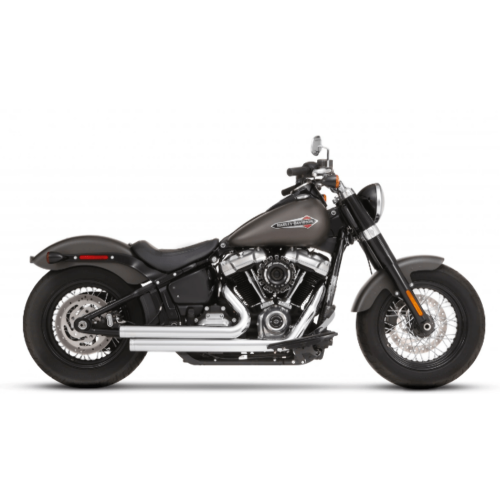 PartzBiz HD: 3461334-Rinehart Chrome 2-2 2 Into 2 Exhaust System Pipes Header Harley M8 Softail 18+ PartzBiz HD: 3461334-Rinehart Chrome 2-2 2 Into 2 Exhaust System Pipes Header Harley M8 Softail 18+