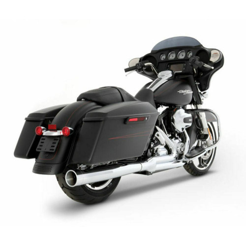 PartzBiz HD: 3458836-Rinehart Chrome 2-in-1 Pipe & Tip Header 1998-2008 ท่อไอเสีย Harley Touring PartzBiz HD: 3458836-Rinehart Chrome 2-in-1 Pipe & Tip Header 1998-2008 ท่อไอเสีย Harley Touring