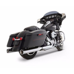 PartzBiz HD 500-0106C - ท่อท่อไอเสีย Rinehart Chrome 4‚” Slip-On 2017+ Harley Touring Bagger Dresser