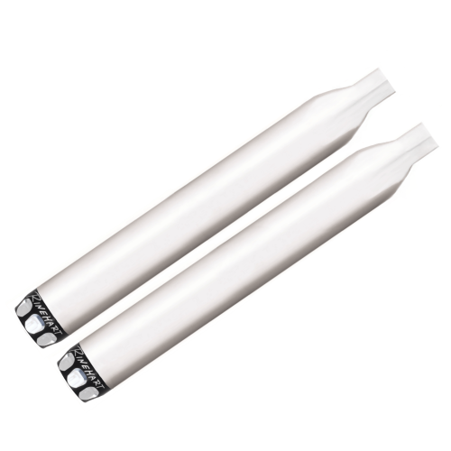 PartzBiz HD: 3458886-Rinehart Chrome & Black Scalloped Slip-On Mufflers Exhaust Pipes Softail 07-17 PartzBiz HD: 3458886-Rinehart Chrome & Black Scalloped Slip-On Mufflers Exhaust Pipes Softail 07-17