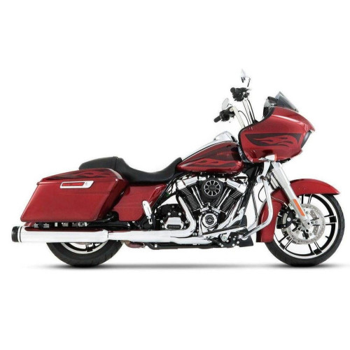 PartzBiz HD: 3453156-Rinehart Chrome Slimline True Dual Headers Pipes Exhaust 17+ Harley Touring PartzBiz HD: 3453156-Rinehart Chrome Slimline True Dual Headers Pipes Exhaust 17+ Harley Touring