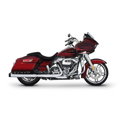 PartzBiz HD: 3463210-Rinehart DBX40 4” Slip-On Mufflers Chrome Black Exhaust Pipes Harley Touring 17+ PartzBiz HD: 3463210-Rinehart DBX40 4” Slip-On Mufflers Chrome Black Exhaust Pipes Harley Touring 17+