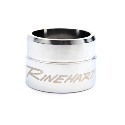PartzBiz HD 400-0400 - Rinehart Racing 2.5” Standard Replacement Chrome End Cap Harley Softail Dyna