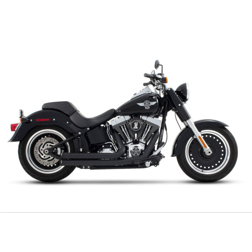 PartzBiz HD: 3453201-Rinehart Racing 2 into 2 Black Pipes Exhaust System Harley Softail 1986-2017 PartzBiz HD: 3453201-Rinehart Racing 2 into 2 Black Pipes Exhaust System Harley Softail 1986-2017