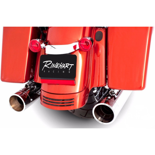 PartzBiz HD: 3453197-Rinehart Racing 4” Slip-On Chrome Tips Mufflers Exhaust 1995-2016 Harley Touring PartzBiz HD: 3453197-Rinehart Racing 4” Slip-On Chrome Tips Mufflers Exhaust 1995-2016 Harley Touring